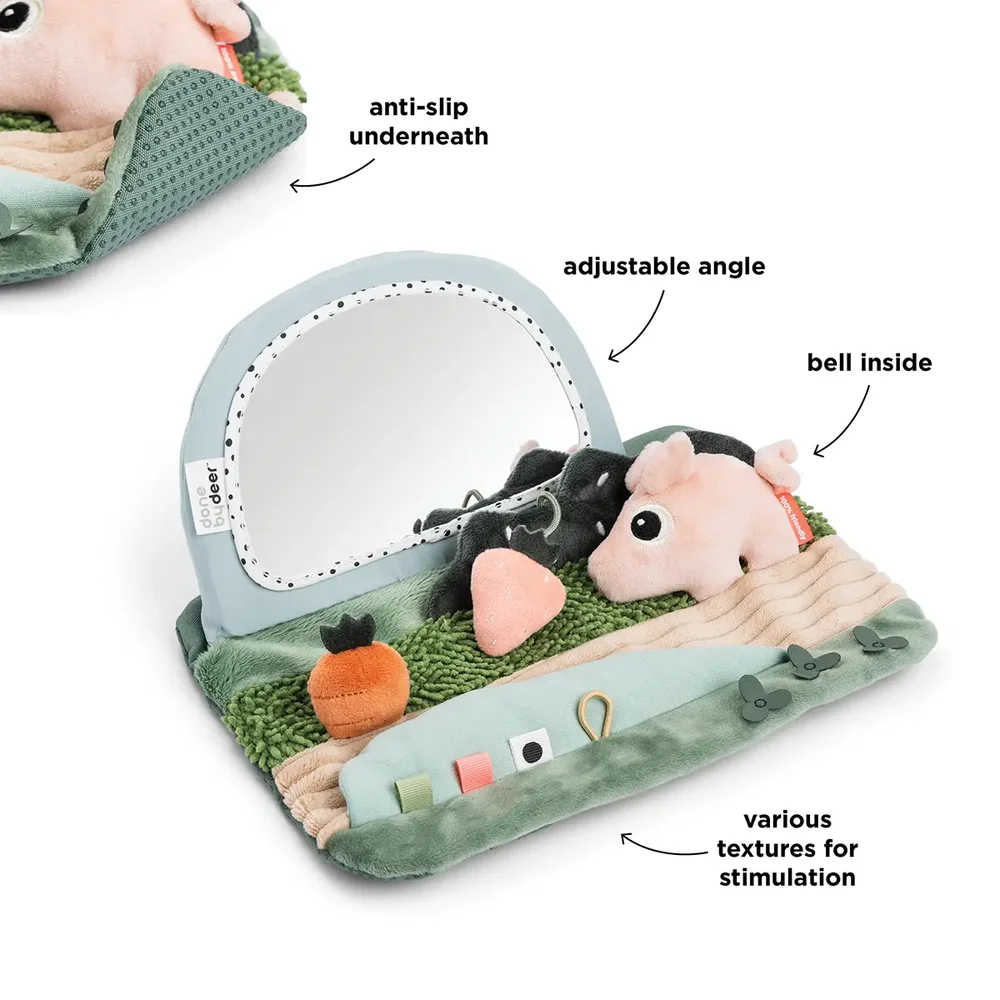 Tummy time sensory mirror Tiny farm Colou Tummy time sensory mirror Tiny farm Colou