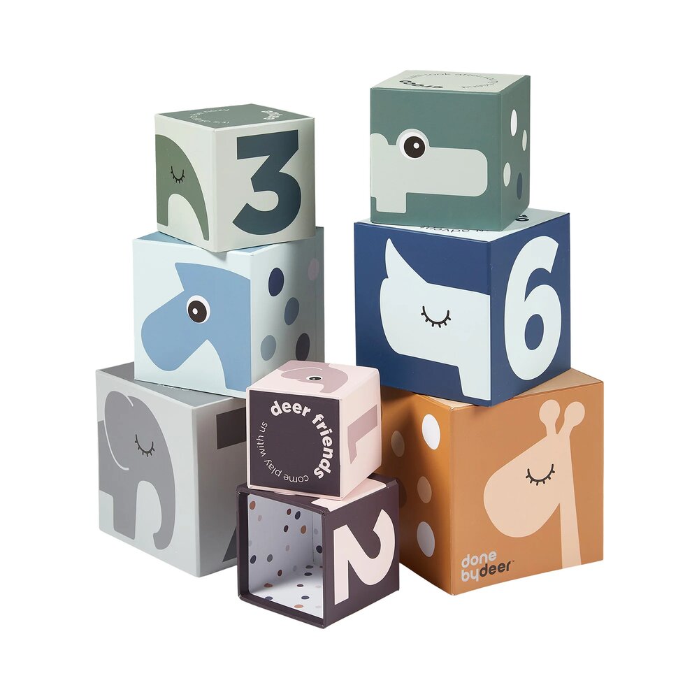 Stacking cubes Deer friends Co Stacking cubes Deer friends Co