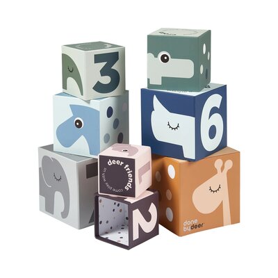 Stacking cubes Deer friends Co Stacking cubes Deer friends Co