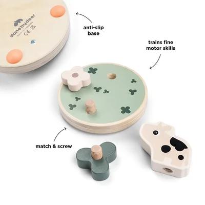 Match & screw toy Dotti Colour mix Match & screw toy Dotti Colour mix