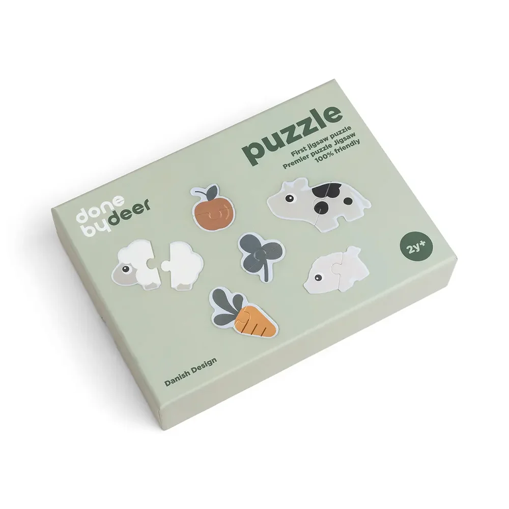 First jigsaw puzzle set Tiny farm Colou First jigsaw puzzle set Tiny farm Colou