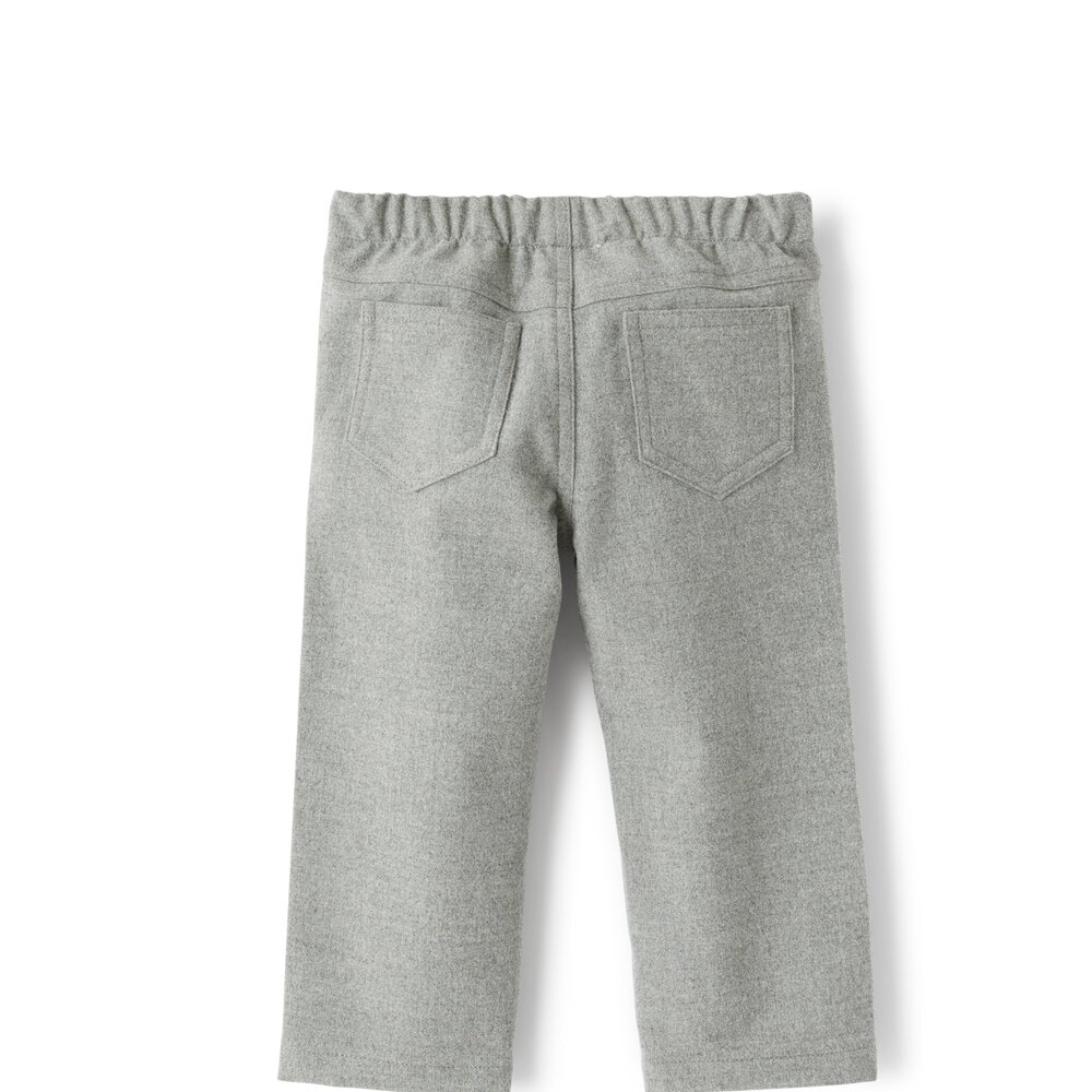 Broek Grijs met zakjes CLoud Grey