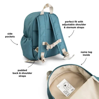 Kids backpack 7,5 L Tiny farm Blue Kids backpack 7,5 L Tiny farm Blue
