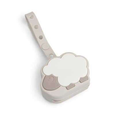 Silicone pacifier pouch Sheepy Sand Silicone pacifier pouch Sheepy Sand