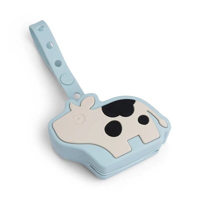 Silicone pacifier pouch Dotti Blue