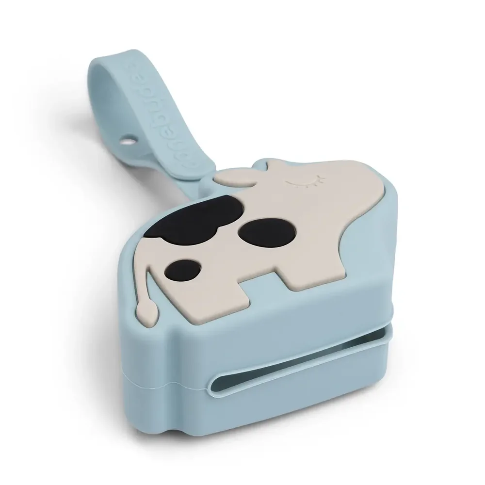 Silicone pacifier pouch Dotti Blue