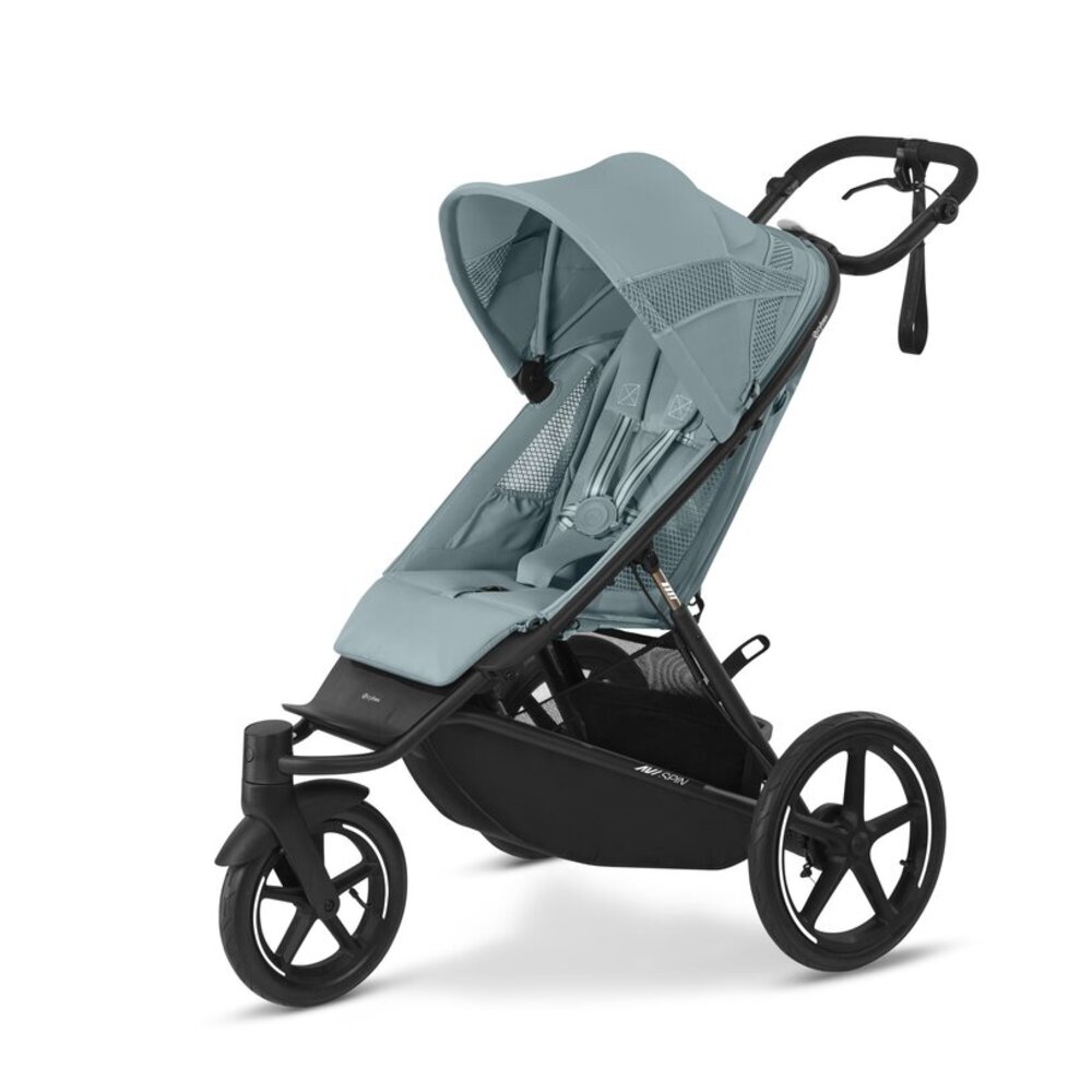 Kinderwagen Avi Spin BLK Stormy Blue | light blue 