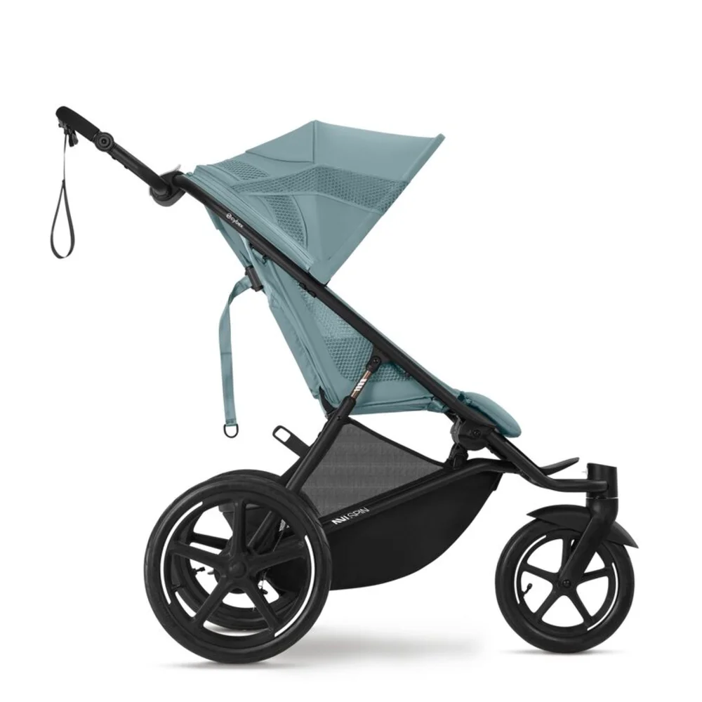 Kinderwagen Avi Spin BLK Stormy Blue | light blue 