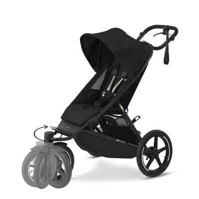 Kinderwagen Avi Spin BLK Moon Black Kinderwagen Avi Spin BLK Moon Black