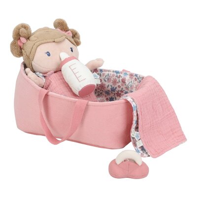 Babypop in mandje Rosa GRS