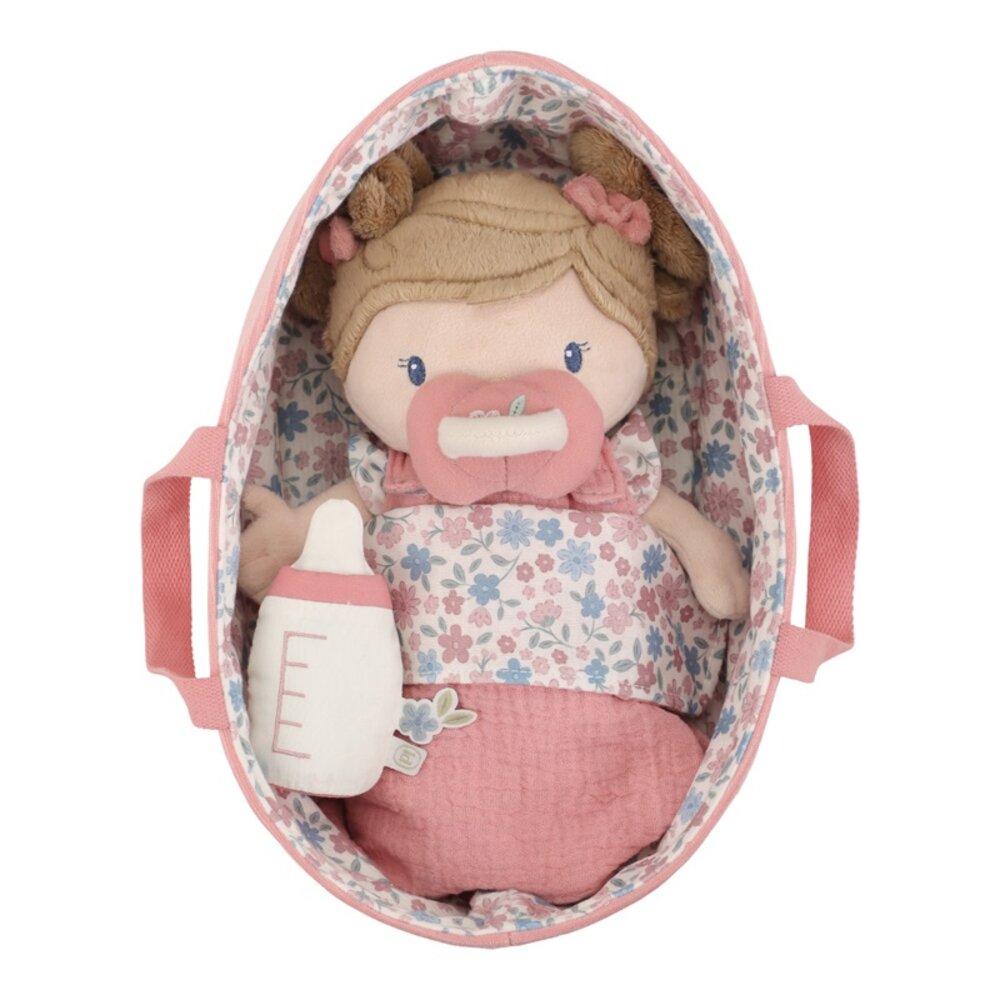 Babypop in mandje Rosa GRS