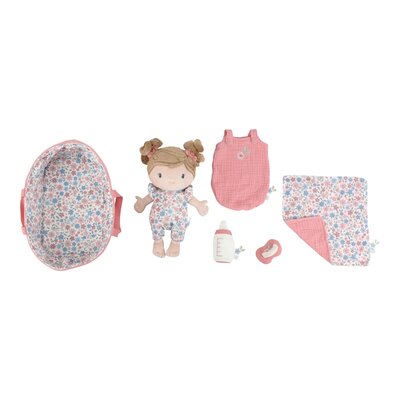 Babypop in mandje Rosa GRS