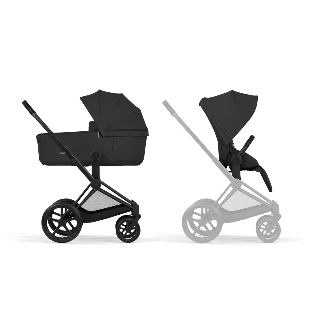 Priam Comfort set Sepia Black met Matt Black Frame Priam Comfort set Sepia Black met Matt Black Frame