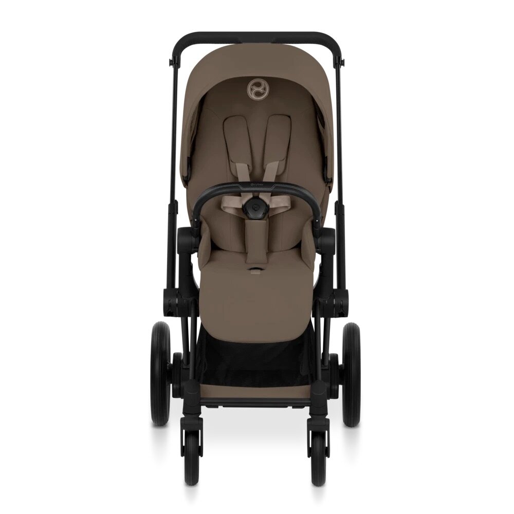 e-Priam Comfort set Coconut Brown met Matt Black Frame e-Priam Comfort set Coconut Brown met Matt Black Frame