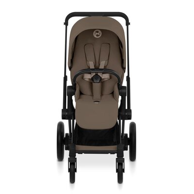 e-Priam Comfort set Coconut Brown met Matt Black Frame e-Priam Comfort set Coconut Brown met Matt Black Frame