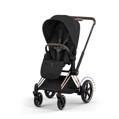 e-Priam Style onderstel + frame zitting Rose Gold e-Priam Style onderstel + frame zitting Rose Gold