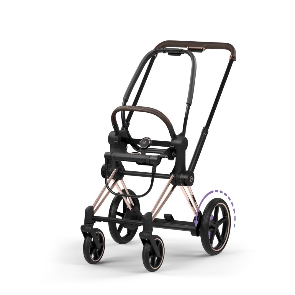 e-Priam Style onderstel + frame zitting Rose Gold e-Priam Style onderstel + frame zitting Rose Gold