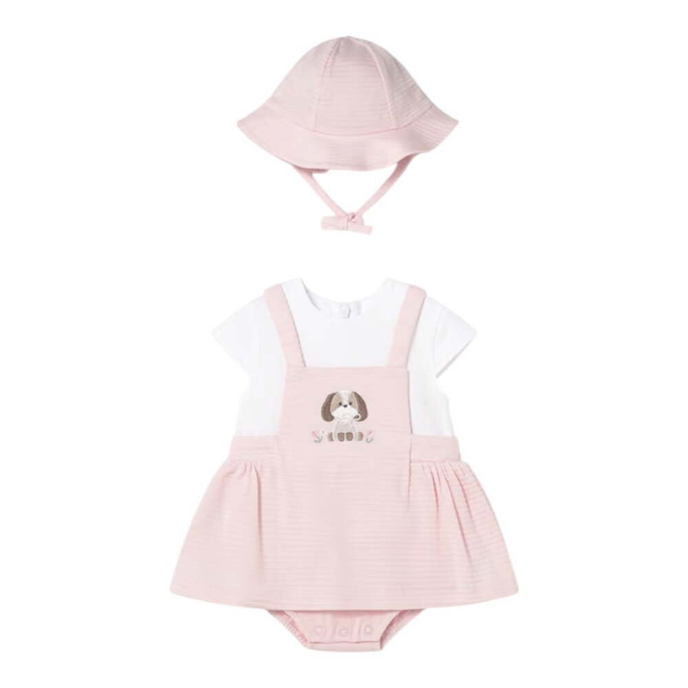 Romper met hoedje Roze Romper met hoedje Roze