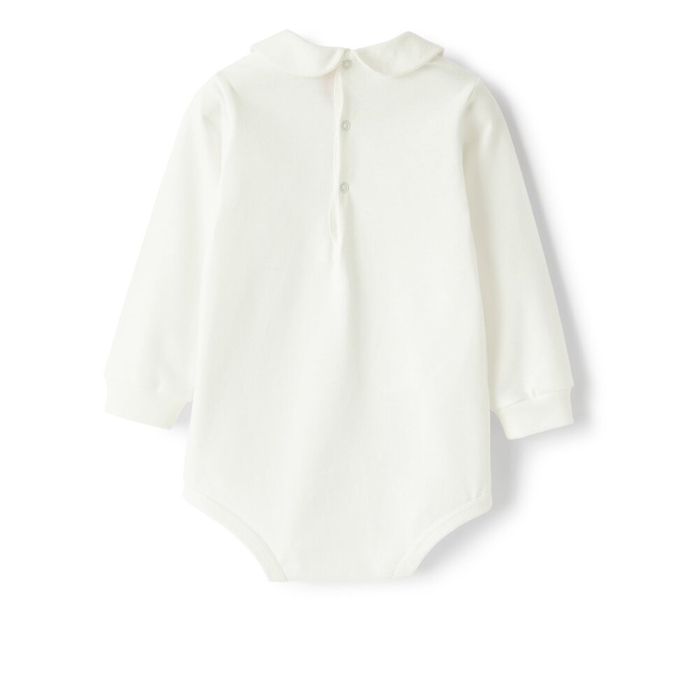 Body met egeltje op kraag Milk/ pink