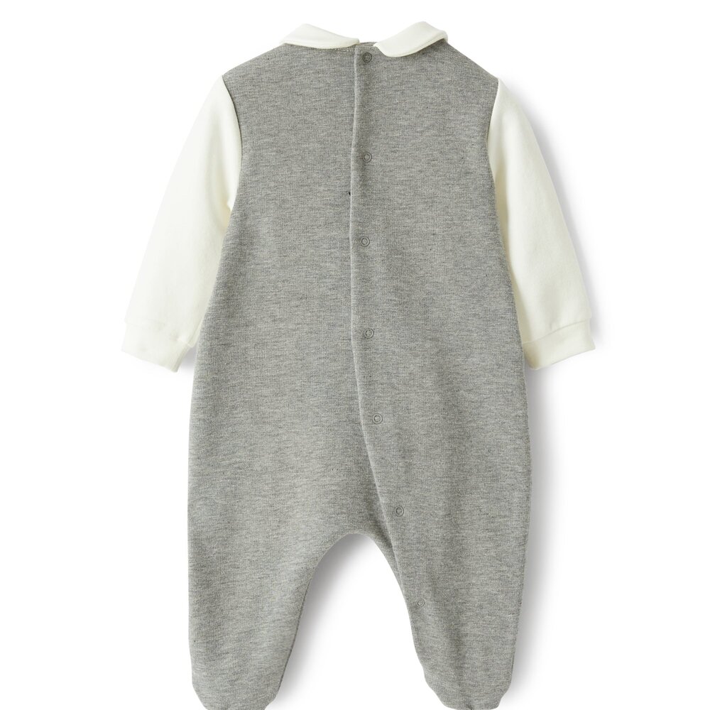 Babypakje met hond Milk/ Grey