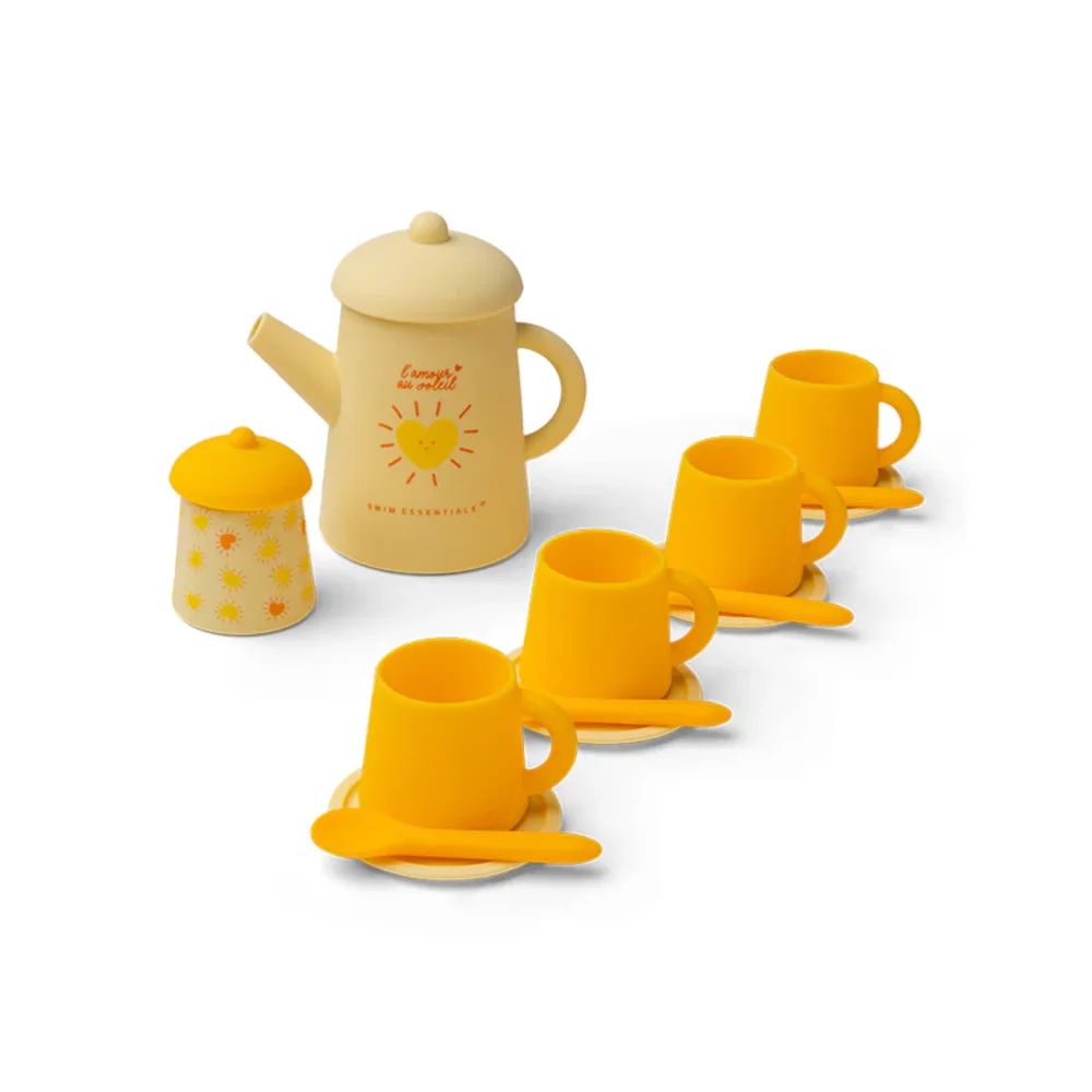 Silicone Thee Set  - Yellow - Solmate -