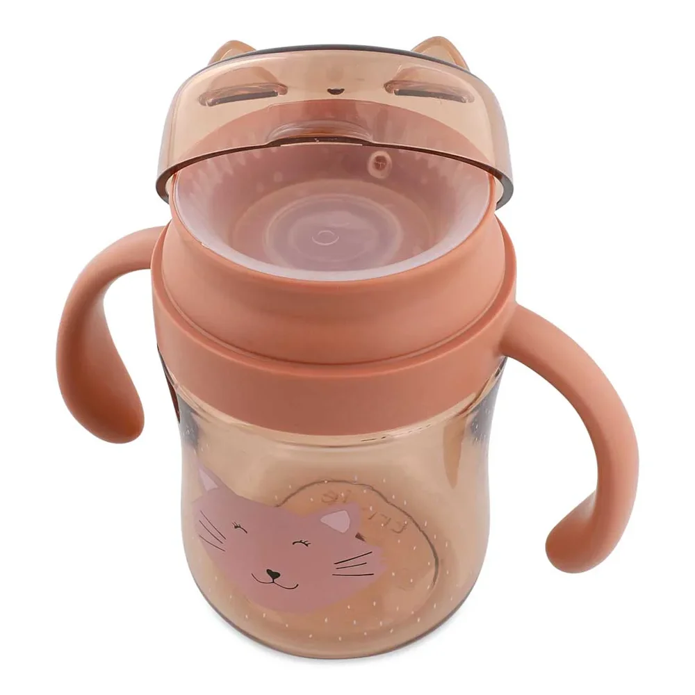 360° drinkbeker met handvatten Mrs. Cat 360° drinkbeker met handvatten Mrs. Cat