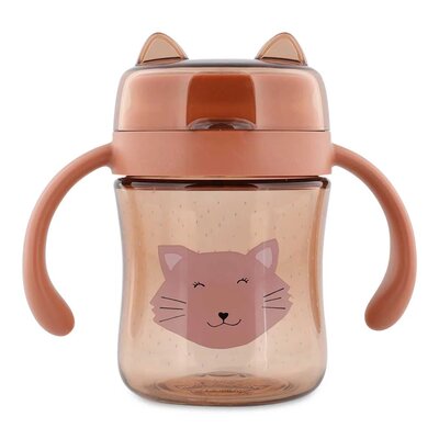 360° drinkbeker met handvatten Mrs. Cat 360° drinkbeker met handvatten Mrs. Cat