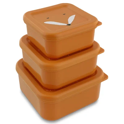 Snackbox set - 3 delig Mr. Fox Snackbox set - 3 delig Mr. Fox