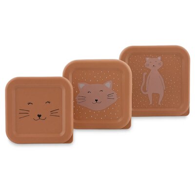 Snackbox set - 3 delig Mrs. Cat Snackbox set - 3 delig Mrs. Cat