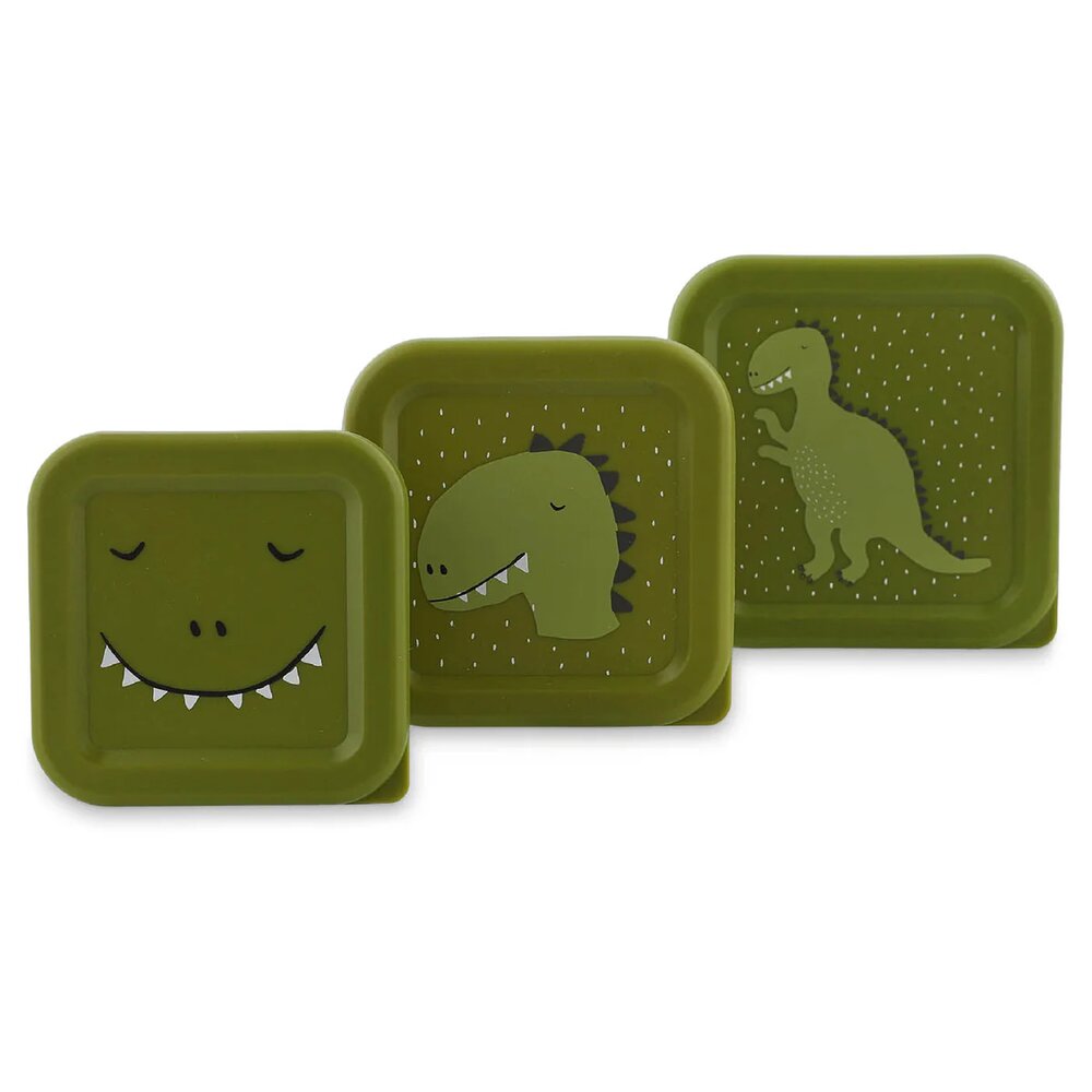 Snackbox set - 3 delig Mr. Dino Snackbox set - 3 delig Mr. Dino