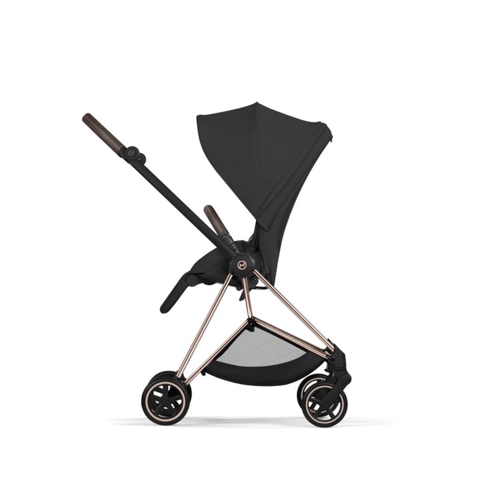 Kinderwagen MIOS Comfort and Foldable Carry Cot Rose Gold Frame Sepia black Kinderwagen MIOS Comfort and Foldable Carry Cot Rose Gold Frame Sepia black