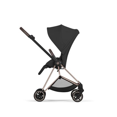 Kinderwagen MIOS Comfort and Foldable Carry Cot Rose Gold Frame Sepia black Kinderwagen MIOS Comfort and Foldable Carry Cot Rose Gold Frame Sepia black