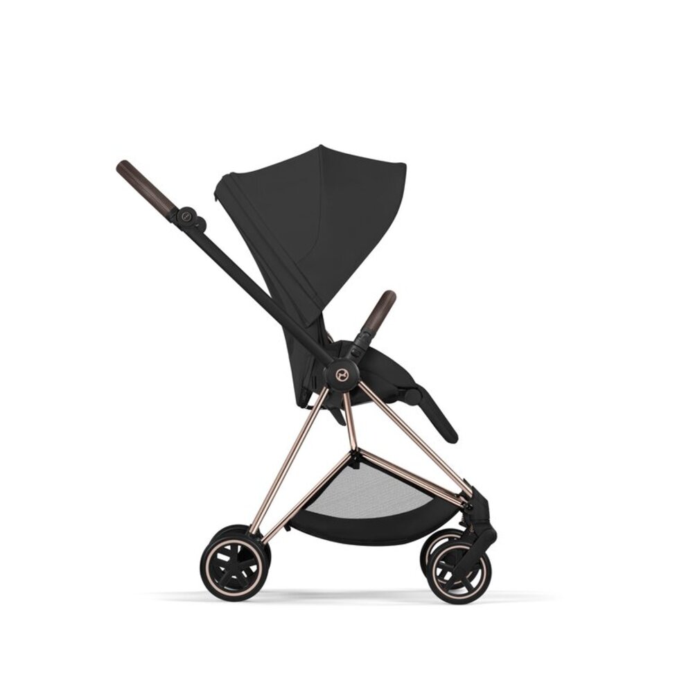 Kinderwagen MIOS Comfort and Foldable Carry Cot Rose Gold Frame Sepia black Kinderwagen MIOS Comfort and Foldable Carry Cot Rose Gold Frame Sepia black