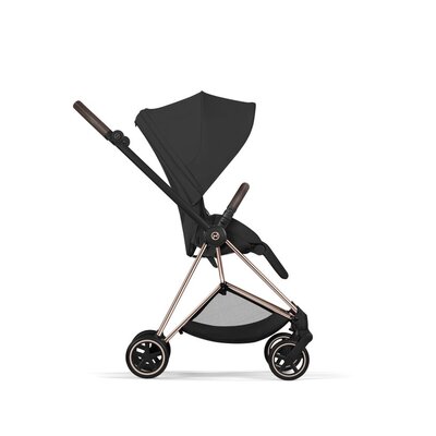 Kinderwagen MIOS Comfort and Foldable Carry Cot Rose Gold Frame Sepia black Kinderwagen MIOS Comfort and Foldable Carry Cot Rose Gold Frame Sepia black