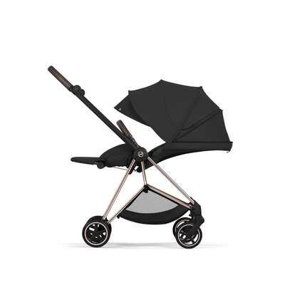 Kinderwagen MIOS Comfort and Foldable Carry Cot Rose Gold Frame Sepia black Kinderwagen MIOS Comfort and Foldable Carry Cot Rose Gold Frame Sepia black