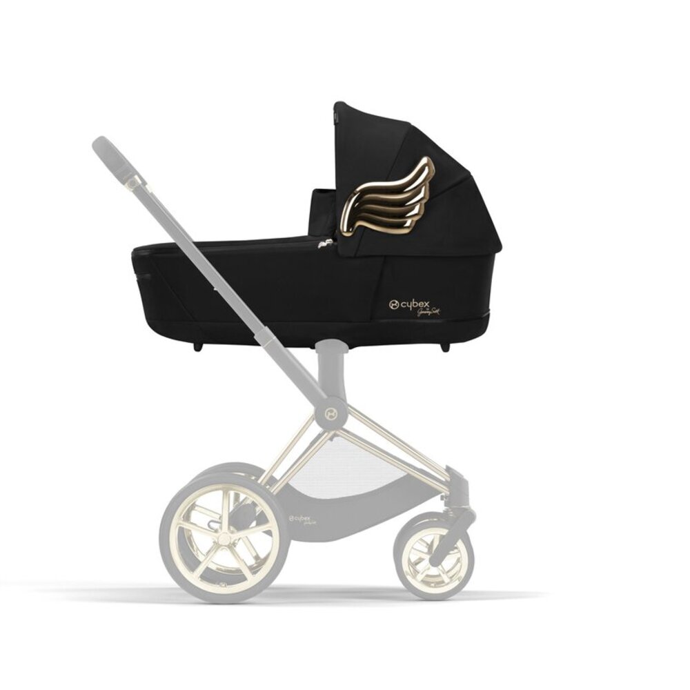 PRIAM Lux draagmand Wings Black PRIAM Lux draagmand Wings Black
