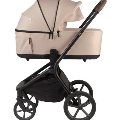 Opvouwbare draagmand noa dune beige -