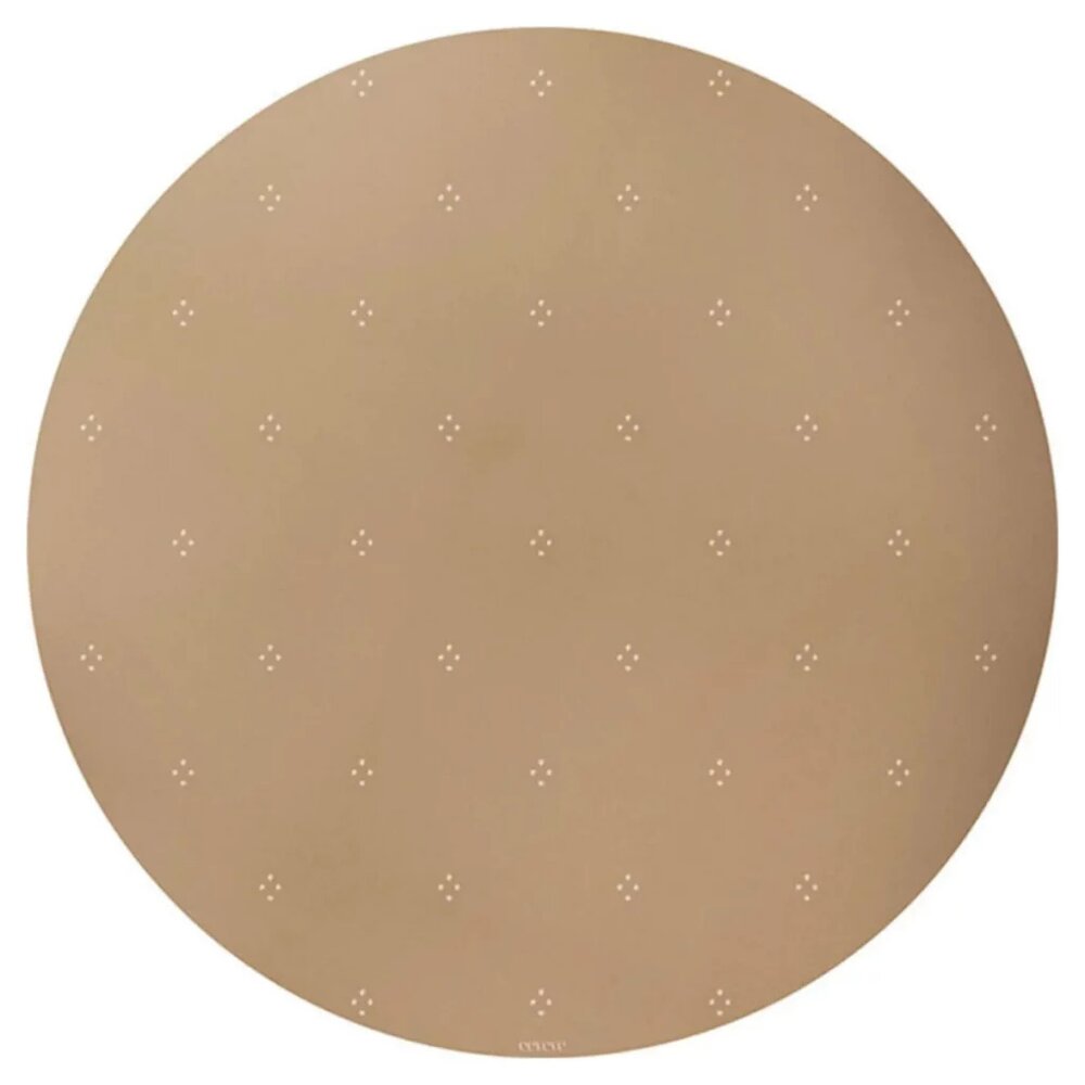 Ronde vloermat Dotted - Autumn Gold Ronde vloermat Dotted - Autumn Gold