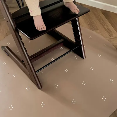 Ronde vloermat Dotted - Autumn Gold Ronde vloermat Dotted - Autumn Gold