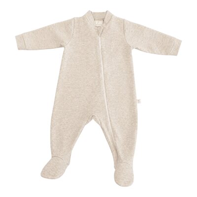 Babypakje Alex met rits Camel/beige