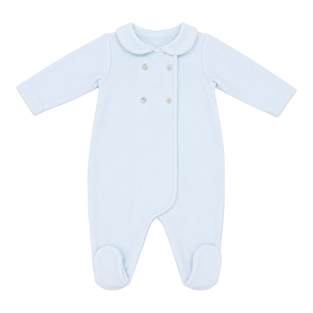 Babypakje Jamie velours Blauw Babypakje Jamie velours Blauw