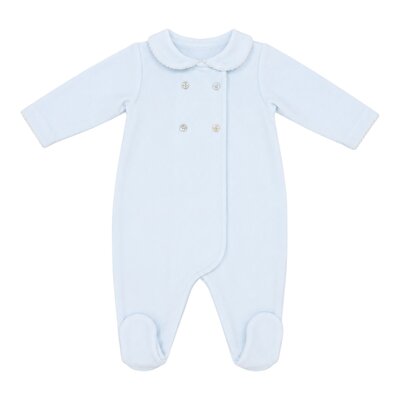 Babypakje Jamie velours Blauw