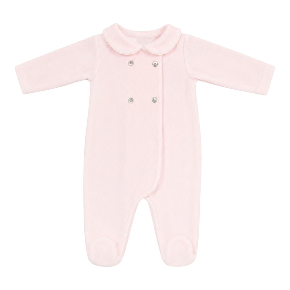 Babypakje Jamie velours Roze