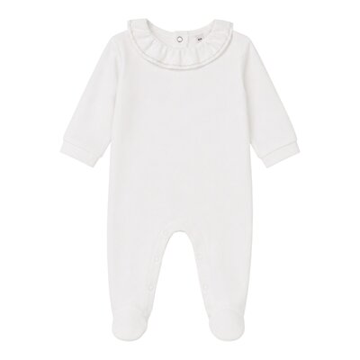 Babypakje Élise velours Wit