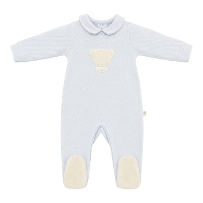 Babypakje Wout met teddy Blauw