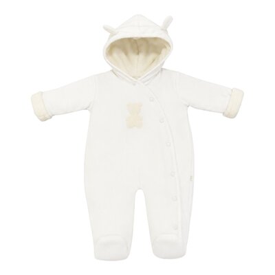 Onesie winter velours Ecru