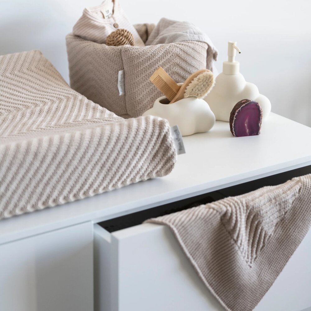 Aankleedkussenhoes Grace - 45x70 Beige