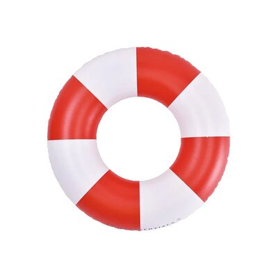 Zwemring - Red/White - Drift - Ø 55 cm Rood/Wit