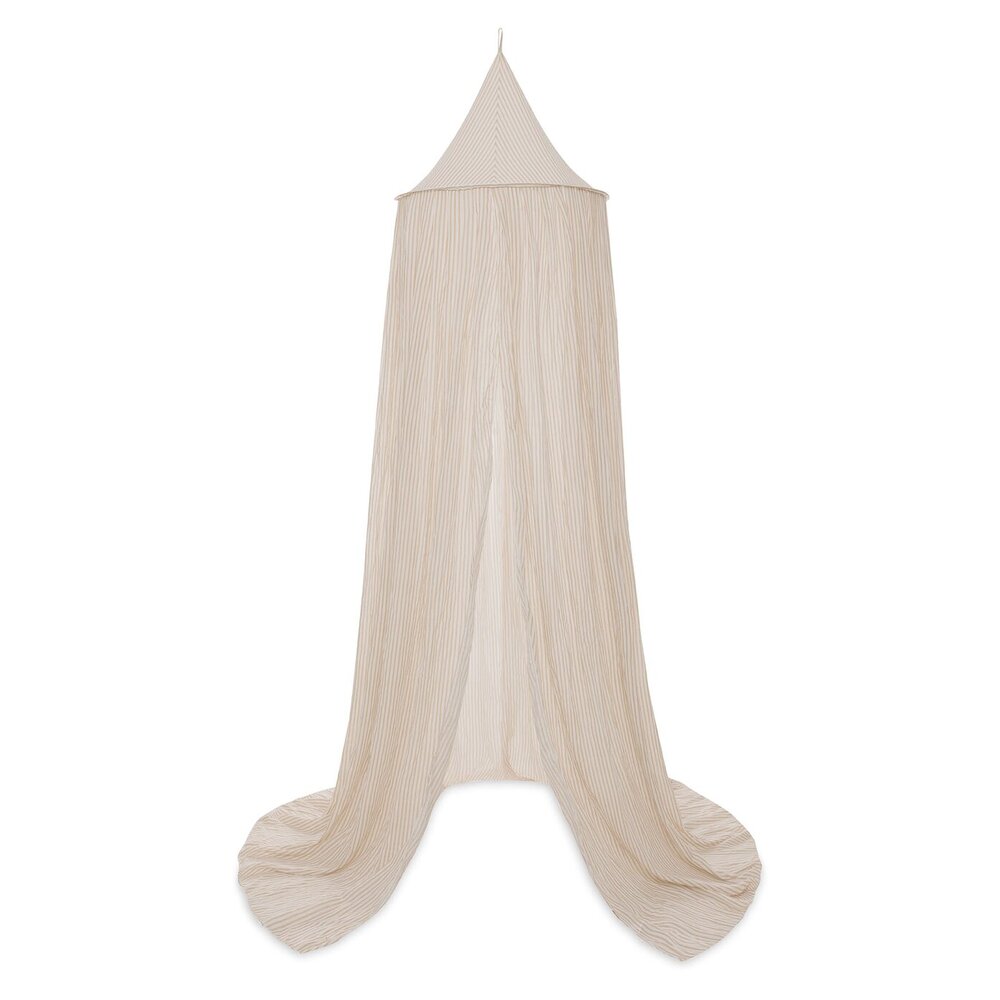 Klamboe 245cm Stripe - Oatmeal/Hazel -