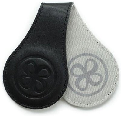 Leather Clips Black/Grey
